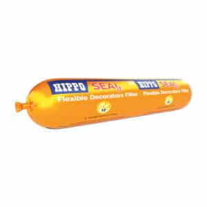 hippo caulk & flexible decorators filler in a 400ml eco-pac sausage